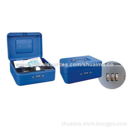 Cash box, hot sale metal cash box, portable money box, W200*D160*H90mm